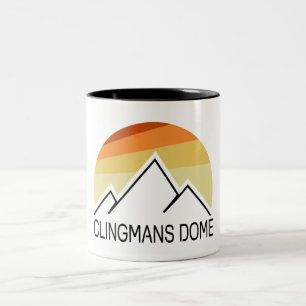Clingmans Dome Retro Two-Tone Coffee Mug