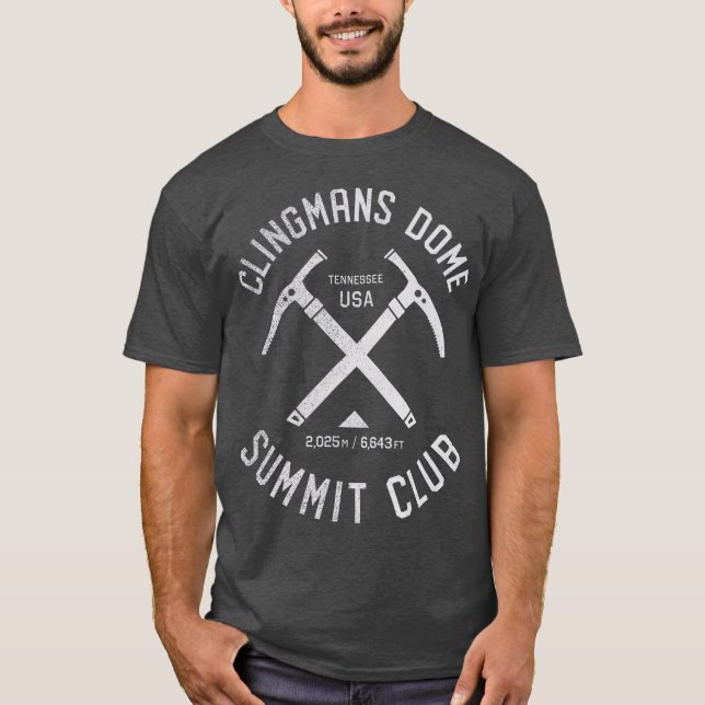 Clingmans Dome Summit Club  I climbed Clingmans T-Shirt (Front)