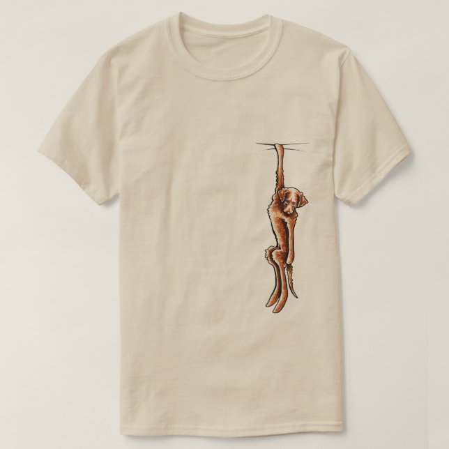 Clingy Chessie Chesapeake Bay Retriever T-Shirt (Design Front)