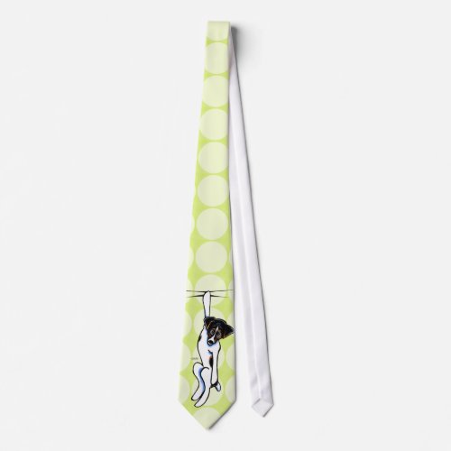 Clingy Jack Russell Off_Leash Art Tie