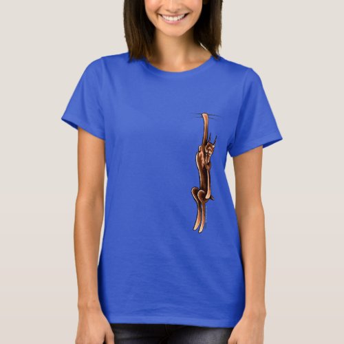 Clingy Red Rust Doberman Pinscher T_Shirt