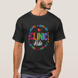 Clinic Aide For School Nurse Appreciation Week Bac T-Shirt