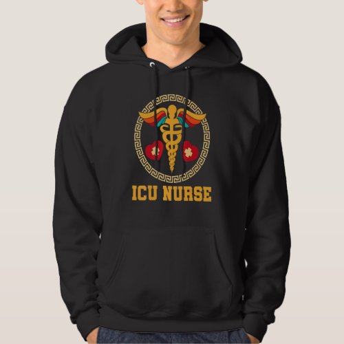 Clinic Caretaker  Caduceus Hospital Registered Icu Hoodie