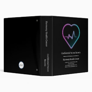 Clinic Hospital Patient Medical Doctor Nurse 3 Ring Binder