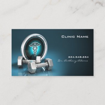 Clinic Hospital Private Sport Doctor Human Card by paplavskyte at Zazzle
