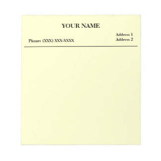 Clinic Memo Pad (White)