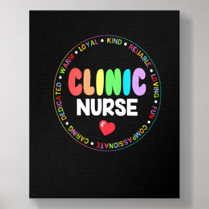 Clinic Nurse For School Nurse Appreciation Week Ba Foam Core Photo Tile