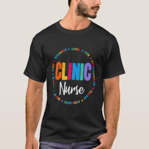 Clinic Nurse For School Nurse Appreciation Week Ba T-Shirt