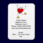 Clinic Promotional Magnet (Dancing Heart) magnets