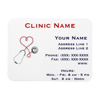 Clinic Promotionl Magnet -Horizonttl/Heart Dr.