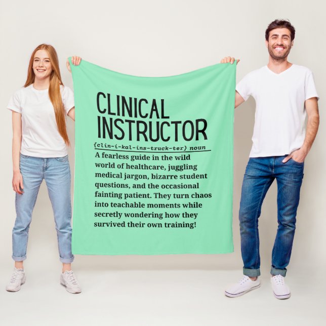 Clinical Instructor Fleece Blanket (In Situ)
