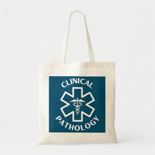 Clinical Pathology Doctor Nurse Medical Caduceus  Tote Bag
