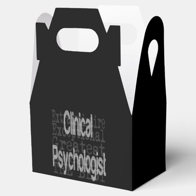 Clinical Psychologist Extraordinaire Favor Boxes (Opened)
