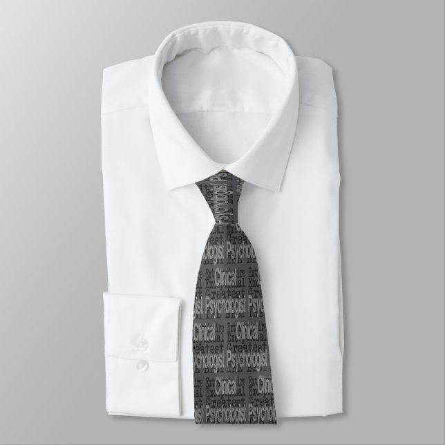 Clinical Psychologist Extraordinaire Neck Tie (Tied)