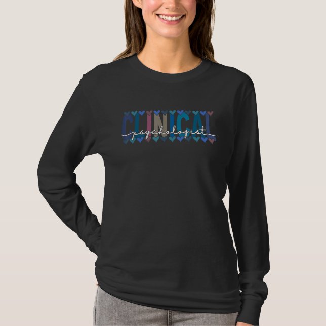 Clinical Psychologist Psychology T-Shirt (Front)