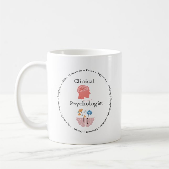 Clinical Psychologist skills Coffee Mug (Left)