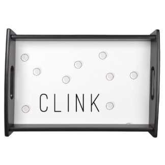 Clink Champagne Bubbles Holiday Party Tray