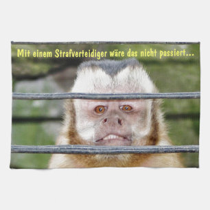 clink-monkey - Knastaffe Towel