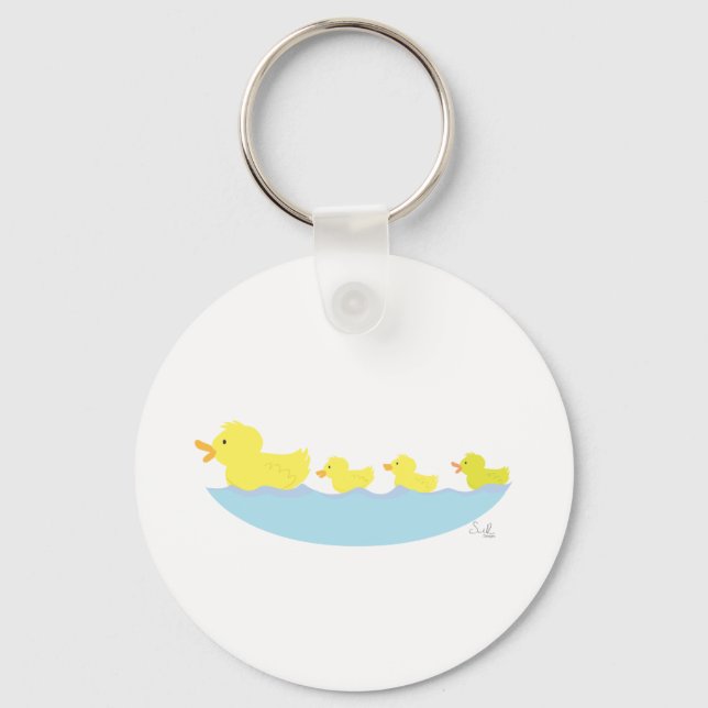 clinkling in a pond keychain (Front)