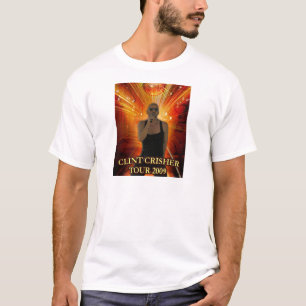 CLINT CRISHER UNDER THE DISCO BALL TOUR 2009 T-Shirt