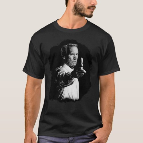 Clint Eastwood art Essential T_Shirt