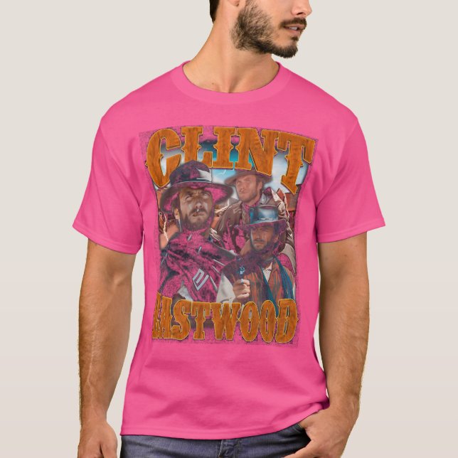 Clint Eastwood  Classic Bootleg Style T-Shirt (Front)
