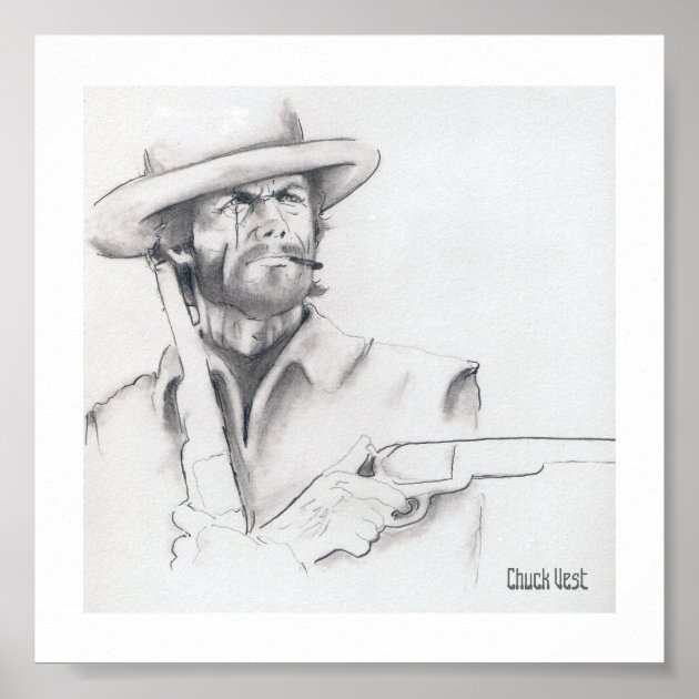 Drawings, Clint Eastwood picture, Page 8108, Art by Independent Artists