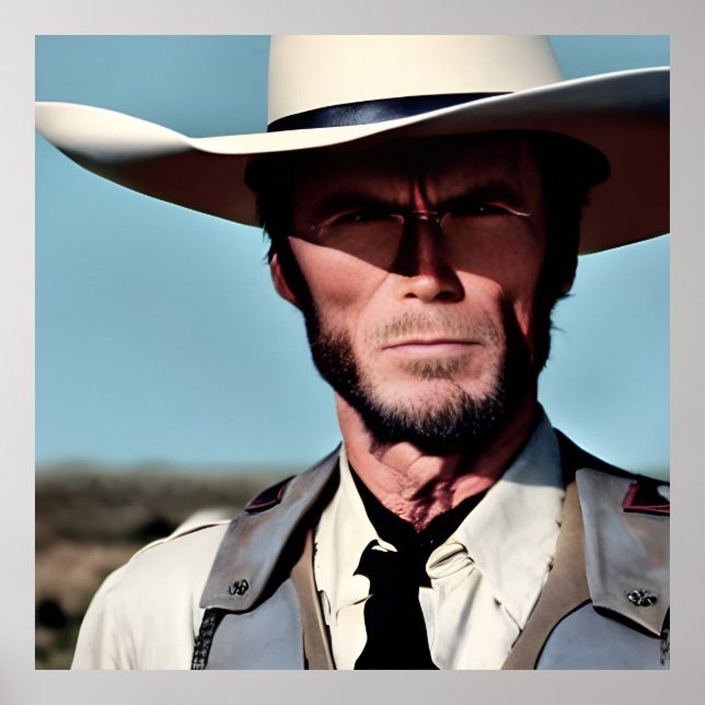 Clint Eastwood Poster (Front)