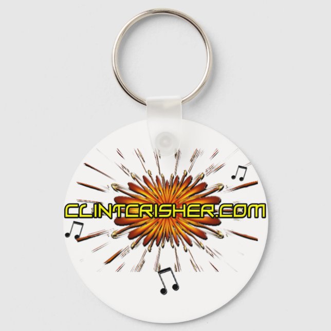 ClintCrisher.com Keychain (Front)