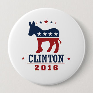 CLINTON 2016 ROCKWELL -.png Pinback Button