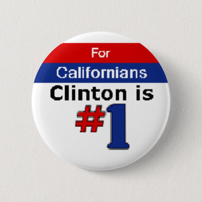 Clinton Californians Button (Front)