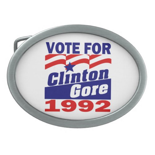 ClintonGore 1992  Belt Buckle