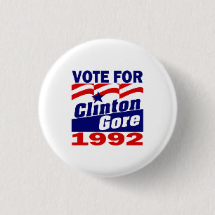 Clinton/Gore 1992   Button