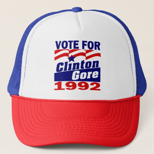 ClintonGore 1992  Trucker Hat
