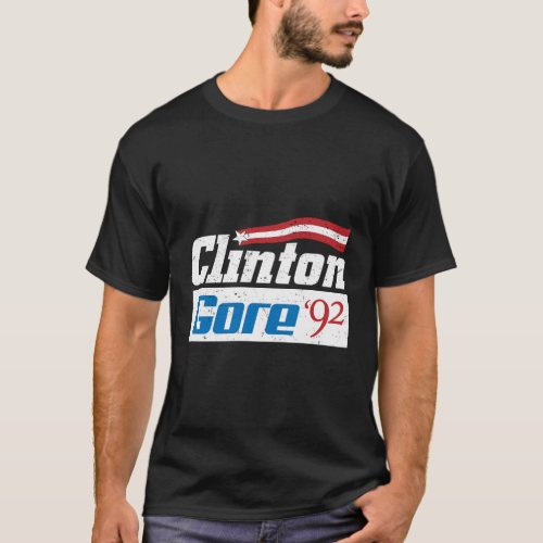 Clinton Gore 92 Democratic T_Shirt
