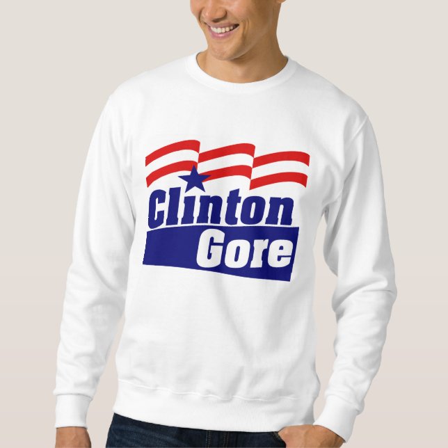 Clinton Gore for President 1992 Sweatshirt (Front)