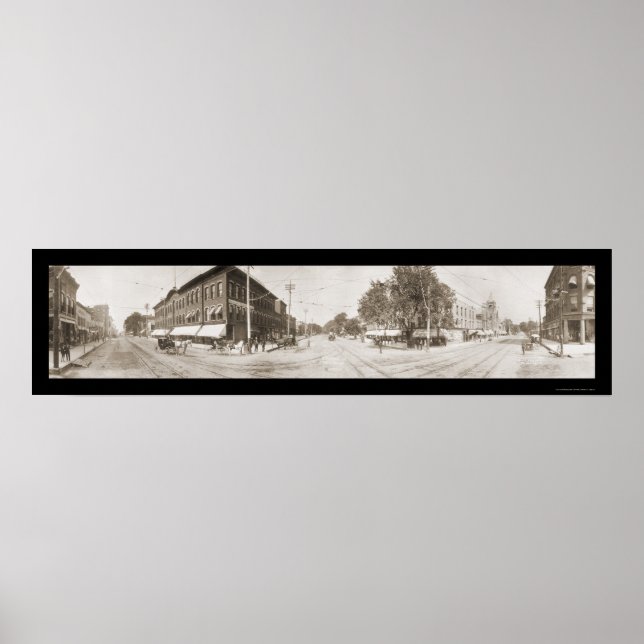 Clinton, Iowa Photo 1907 Poster (Front)