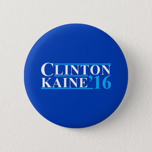 Clinton Kaine Campaign Logo Button