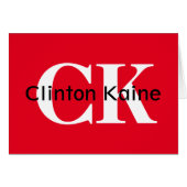 Clinton Kaine - CK 2016 (Front Horizontal)