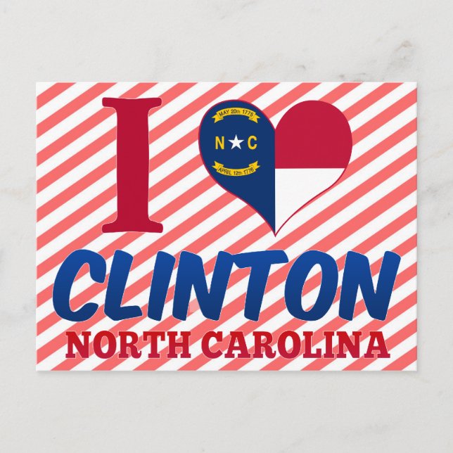 Clinton, North Carolina Postcard (Front)