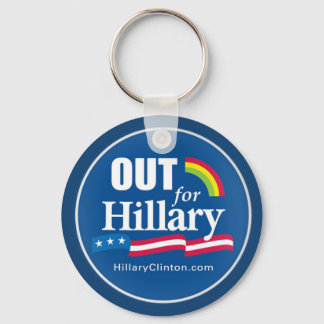 Clinton "OUT" Keychain