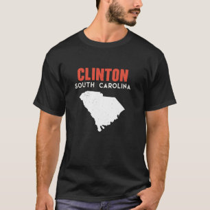 Clinton South Carolina USA State America Travel T-Shirt