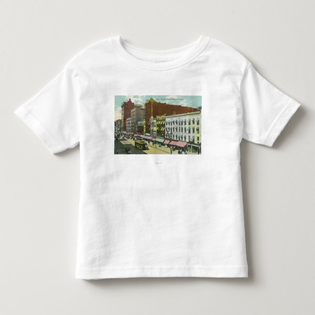 Clinton Street View of Main Street Toddler T-shirt (Front)