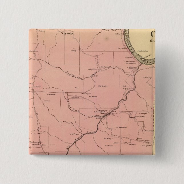 Clinton Township Pinback Button (Front)