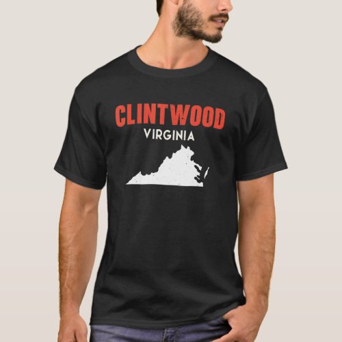 Clintwood Virginia USA State America Travel Virgin T_Shirt