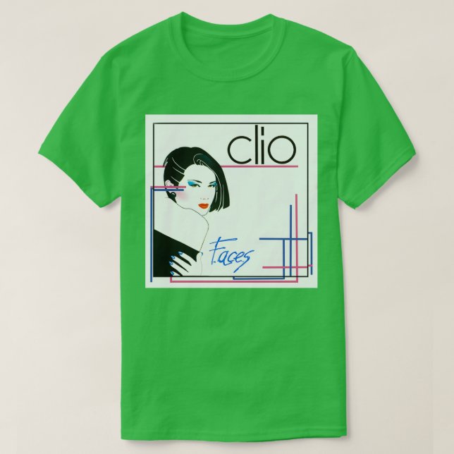 Clio Faces  T-Shirt (Design Front)