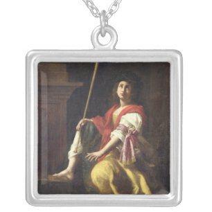 Clio, Muse of History, 1624 Silver Plated Necklace