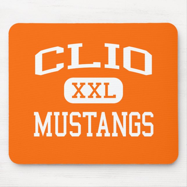 Clio - Mustangs - Clio High School - Clio Michigan Mouse Pad (Front)