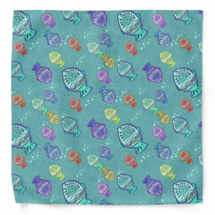 Clip Art Fish Pattern + your ideas Bandana