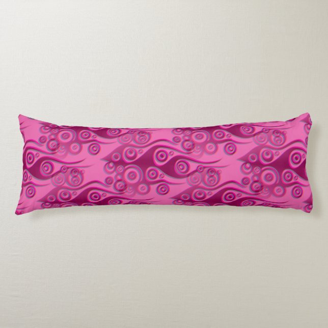 Clip Art Fish Pattern + your ideas Body Pillow (Front)